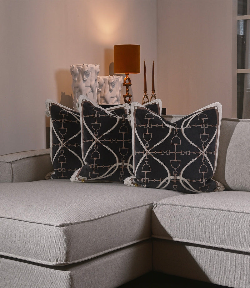 Bite Luxury Kudde Svart & Off-white