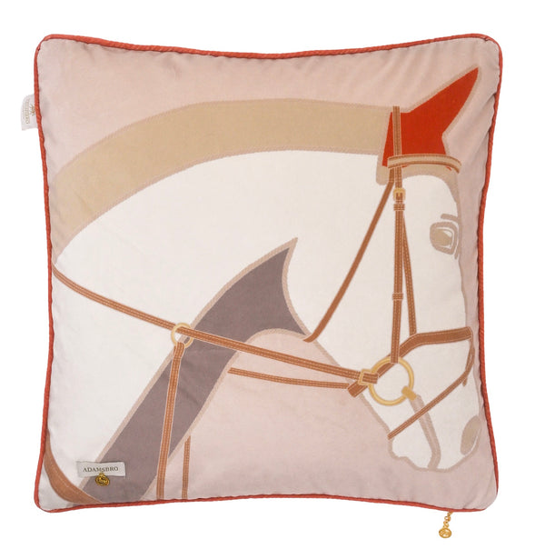 CHEVAL Sammets kudde Soft Pink