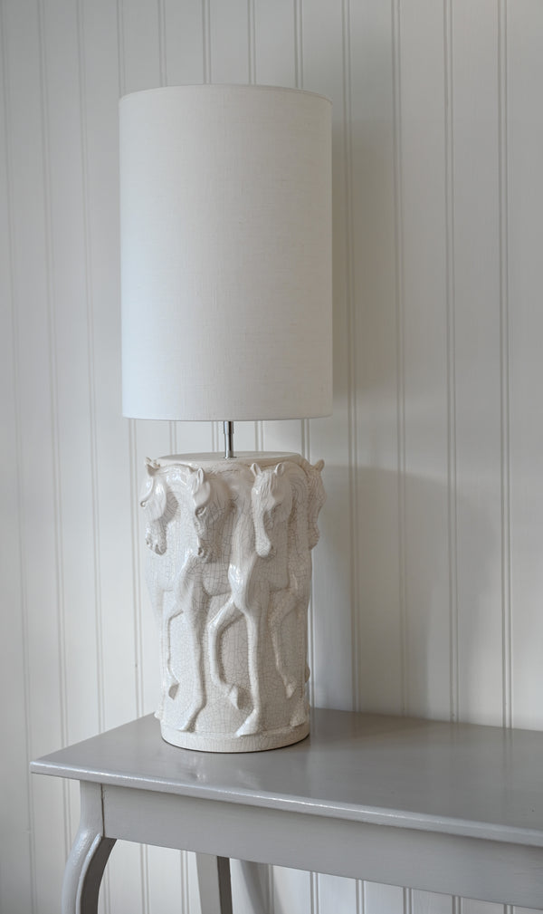 Lamp fot Dancing Horses Off-white Crack