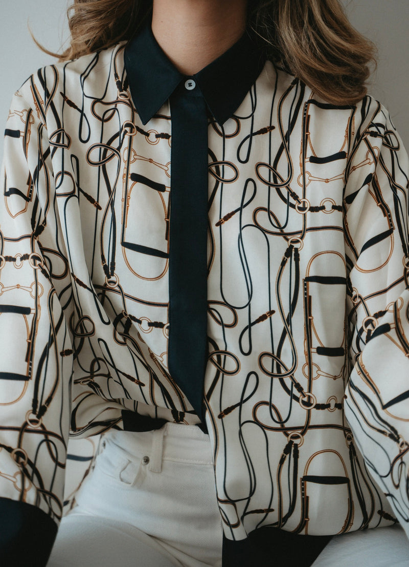 SATIN Skjorta Heritage