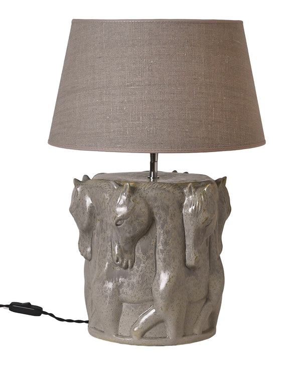 Lampa Dancing Horses Small Patina Grön