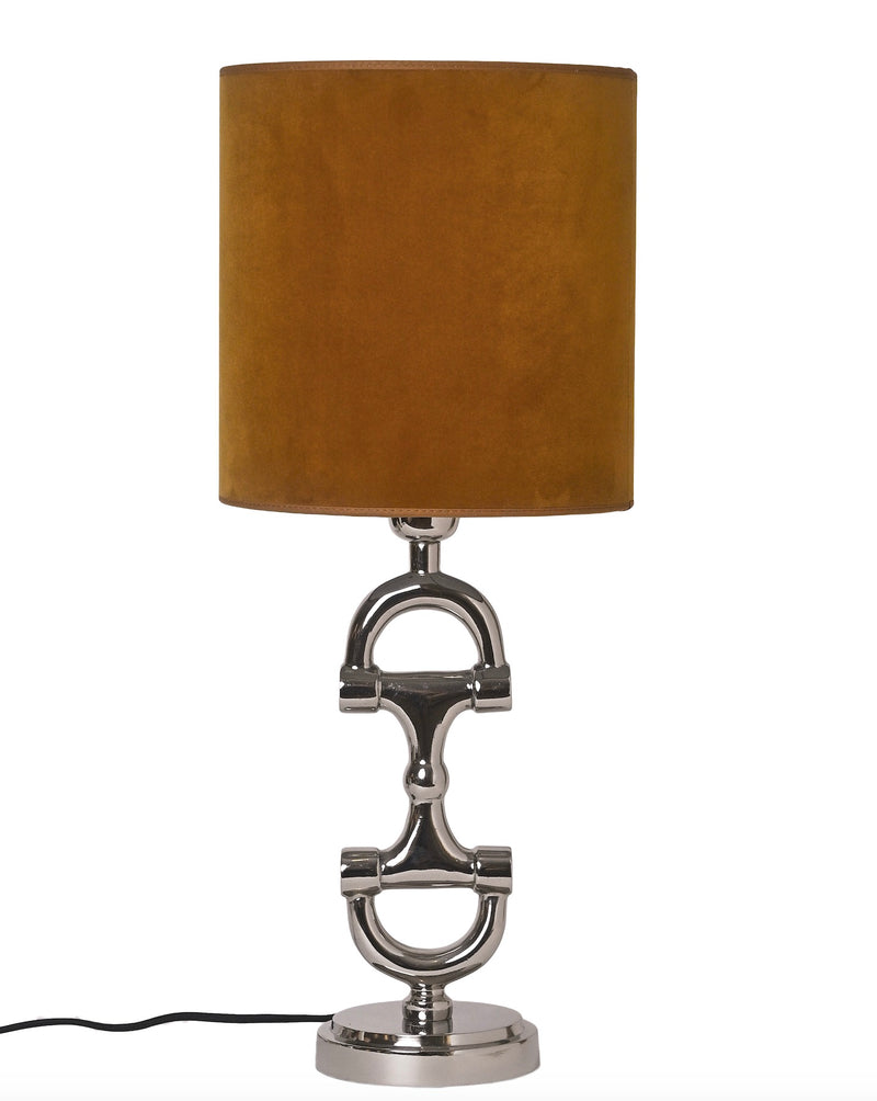Lampa BIT Silver med Mustard skärm inkluderad.
