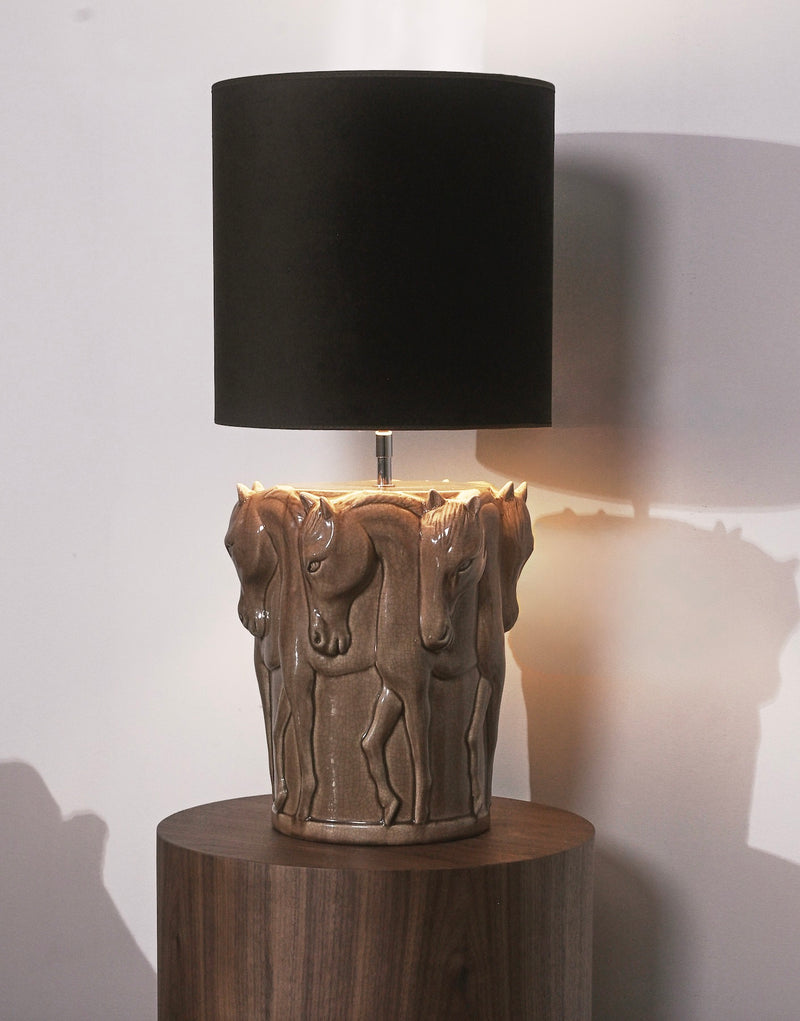 Lamp fot Dancing Horses Medium Portabella Crack
