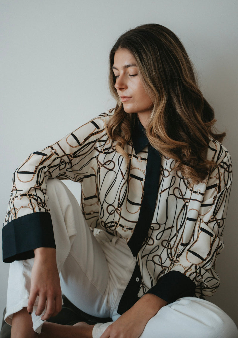 SATIN Skjorta Heritage