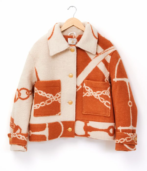 TAILORED BOXY CLASSIC JACKA GINGER