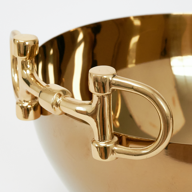 Bowl Guld med Bett detaljer