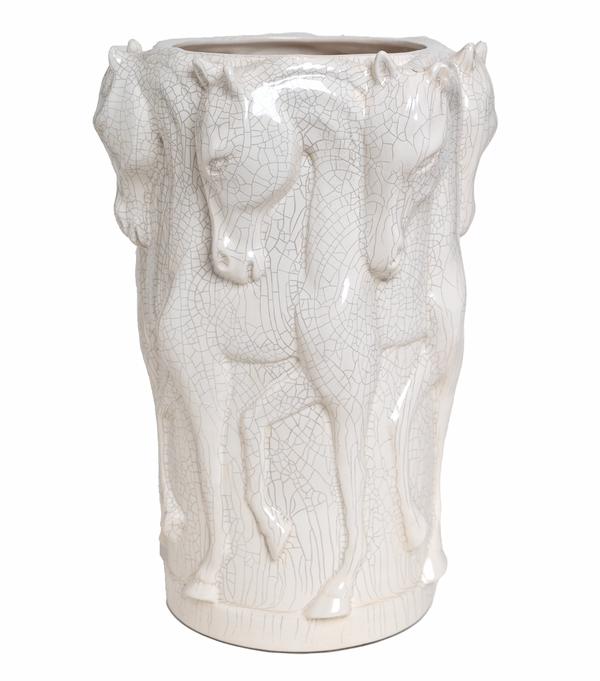Off-white Crack keramik Vas Dancing Horses