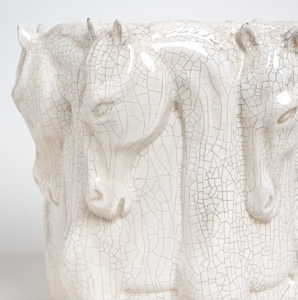 Off-white Crack keramik Vas Dancing Horses