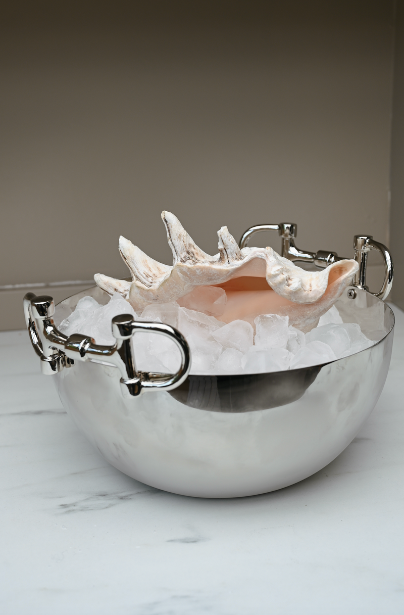 Bowl  Silver med Bett detaljer