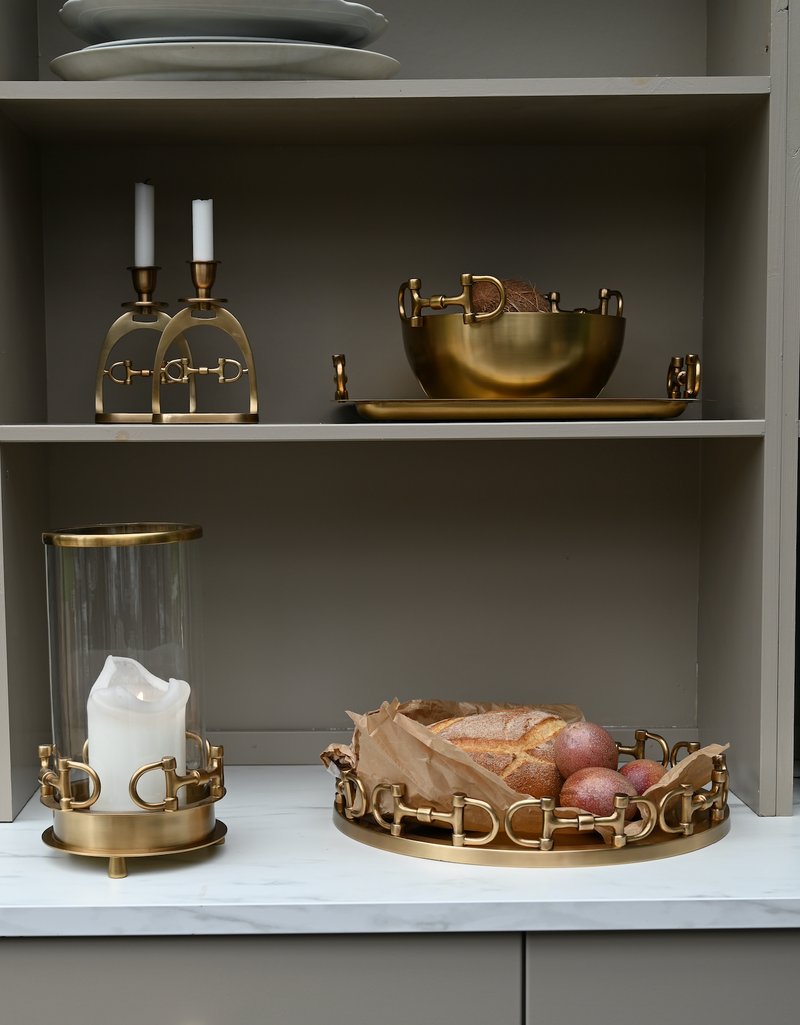 Bowl Brass med Bett detaljer
