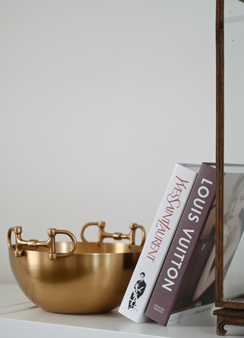 Bowl Brass med Bett detaljer