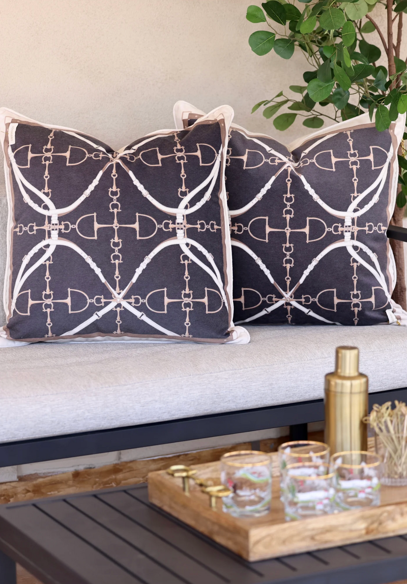 Bite Luxury Kudde Svart & Off-white