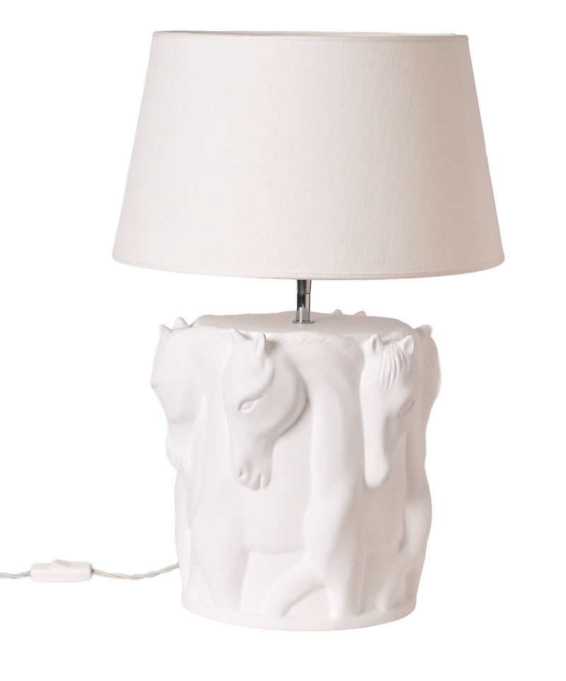 Lampa Dancing Horses Small Matt Vit