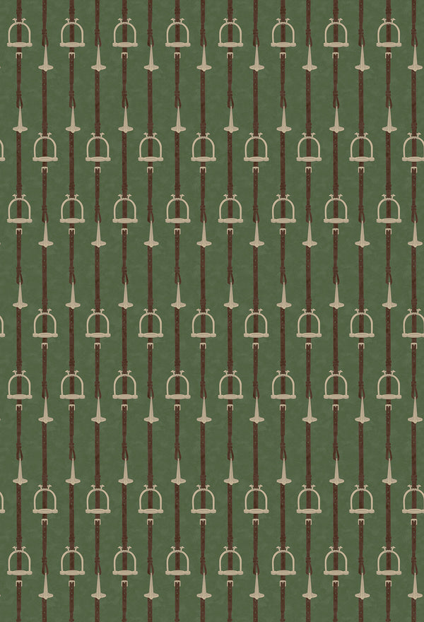 17-09-035-60  Stirrup Stripe Green