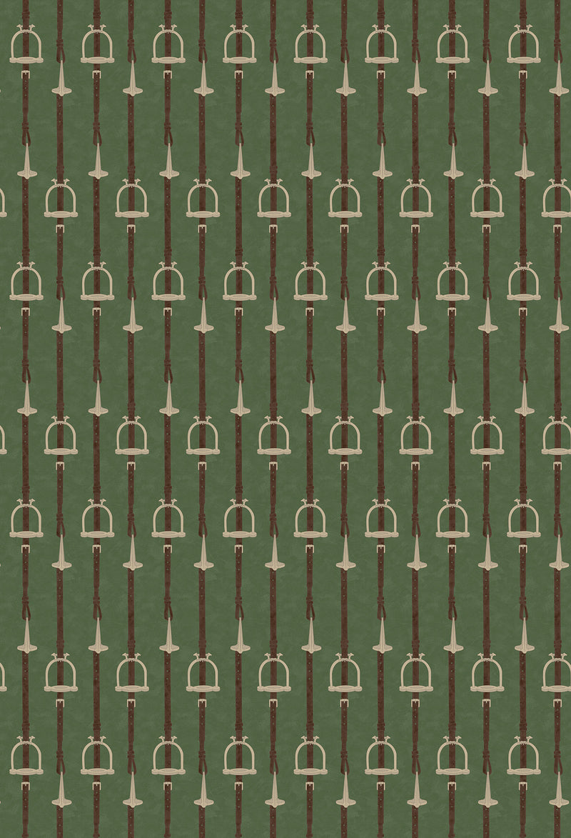 17-09-035-60  Stirrup Stripe Green