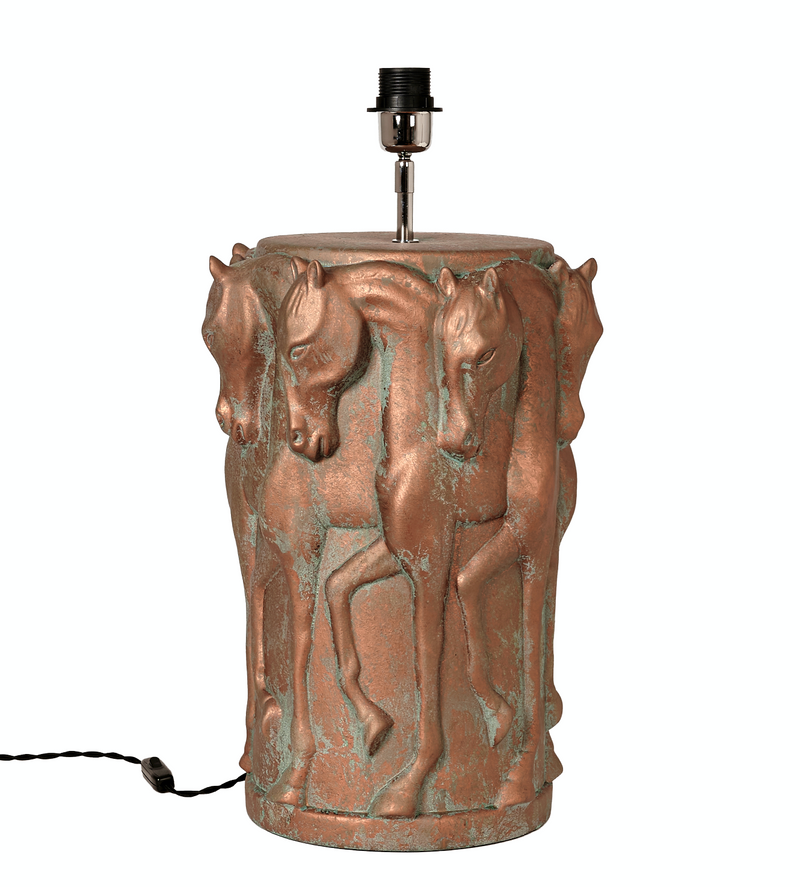 Lamp fot Dancing Horses Antique Bronz